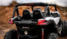 Дитячий двомісний електромобіль Bambi Racer 4WD Баггі M 3602EBLR-1 Квадроцикл білий **