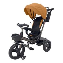 Триколісний велосипед-коляска TURBOTRIKE MT 1001-11 поворотне сидіння, сумка, підсклянник, помаранчевий