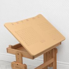 Дитяча дерев'яна парта зі стільчиком 04-031 Алфавіт (укр англ) + Таблиця множення**
