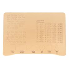 Дитяча дерев'яна парта зі стільчиком 04-031 Алфавіт (укр англ) + Таблиця множення**