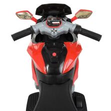 Дитячий електромобіль мотоцикл трицикл Bambi Racer M 4188AL-3 на надувних колесах / червоний**