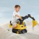 Дитяча каталка-толокар Екскаватор M 6022-6 із музичними ефектами жовтий