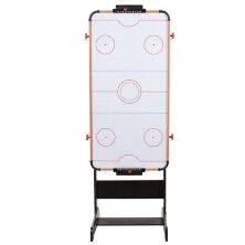 Настільна гра хокей аерохокей на ніжках 20168T дерев'яний / працює від мережі**