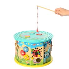 Дерев'яна іграшка Ігровий розвиваючий дерев'яний центр Бизиборд MD 2472 лабіринт сортер та інше**