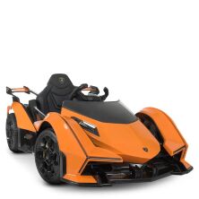 Дитячий одномісний електромобіль Легкова Спортивна Машина Lamborghini M 4633EBLR-7 Спорткар помаранчевий**