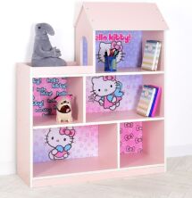 Будиночок стелаж Дитяча полиця для іграшок і книг 305-9 HELLO KITTY Хелоу Кітті рожевий**