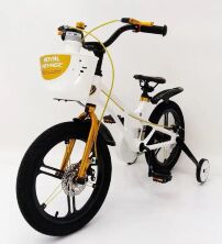 Велосипед дитячий двоколісний 16-GALAXY White колеса 16 дюймів дискові гальма рама магній білий