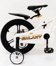 Велосипед дитячий двоколісний 16-GALAXY White колеса 16 дюймів дискові гальма рама магній білий
