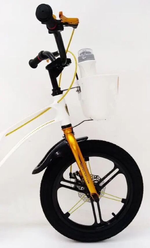 Велосипед дитячий двоколісний 16-GALAXY White колеса 16 дюймів дискові гальма рама магній білий