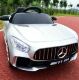 Дитячий електромобіль Машина Mercedes M 4181EBLRS-11 одномісний, шкіряне сидіння, MP3 / сірий фарбований