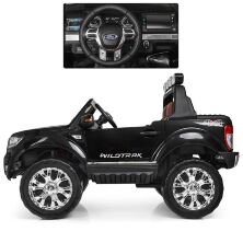 Дитячий електромобіль Ford Ranger M 3573(MP4)EBLR-2 з м'яким сидінням чорний **