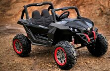 Дитячий двомісний електромобіль Bambi Racer 4WD Баггі M 3602EBLR-2 Квадроцикл чорний **