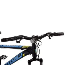 Велосипед спортивний алюмінієвий PROFI 26 дюймів G26OPTIMAL A26.1 SHIMANO чорний (матовий)-блакитний**