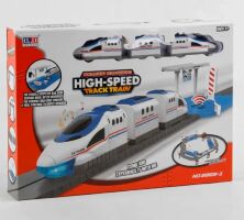 Залізниця High-Speed Train Track 8869-1 "Експрес" на батарейках. У складі 2 локомитива і вагон