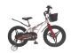 Дитячий магнієвий велосипед MARS NEW колеса 16 дюймів з переднім кошиком білий