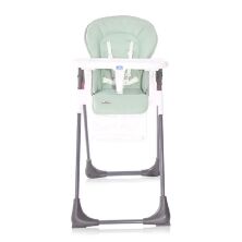Стільчик для годування дитячий Lorelli (Bertoni) Cryspi Frosty Green Leather. Стілець з шкіряним сидінням.Зелений