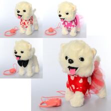 Дитяча іграшка тварина М'яка Собака на д/у MP 2142 Музична / мікс видів**