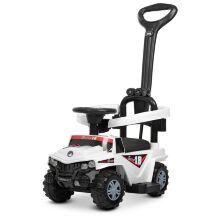 Дитяча машинка каталка-толокар Bambi 2 в 1 M 4231L-1 батьківська ручка музика білий **