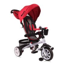 Велосипед-коляска дитячий триколісний беговел Lorelli (Bertoni) Rocket Red червоний