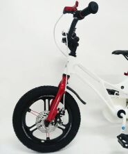 Велосипед дитячий двоколісний 14-MERCURY колеса 14 дюймів дискові гальма рама магній чорний