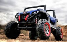 Дитячий двомісний електромобіль Bambi Racer 4WD Баггі M 3602EBLR-4 Квадроцикл синій **