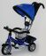 Велосипед-коляска дитячий триколісний Sigma LEX-903A-1 для хлопчика з м'якими бортиками / синій
