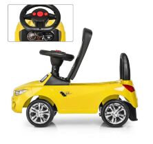Дитяча каталка-толокар Bambi M 3147B (MP3) — 6 BMW Жовтий**
