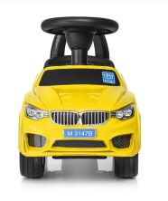 Дитяча каталка-толокар Bambi M 3147B (MP3) — 6 BMW Жовтий**