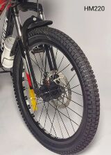 Дитячий велосипед 20 дюймів HAMMER HM-220 з кошиком і тримачем для пляшки/з дисковим гальмом/чорним