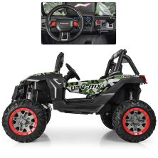 Дитячий двомісний електромобіль Bambi Racer 4WD Баггі M 3602EBLRS-18 Квадроцикл камуфляж автопокраска **