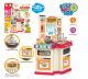 Дитячий ігровий набір Кухня Kitchen Set 922-46 з водою духовка плита, холодильник, мийка звук, світло синя