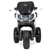 Дитячий електромобіль мотоцикл трицикл Bambi Racer M 4189AL-1 на надувних колесах / білий **