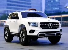 Дитячий двомісний ліцензійний електромобіль Джип Bambi M 4559EBLR-1 Mercedes на EVA колесах / білий**