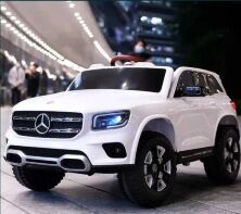 Дитячий двомісний ліцензійний електромобіль Джип Bambi M 4559EBLR-1 Mercedes на EVA колесах / білий**
