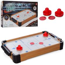 Настільна гра хокей аерохокей 2493 дерев'яний / працює від батарейок**