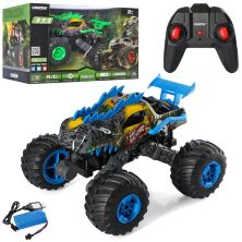 Машина ДЖИП Монстр-трак на р/у 333-DJ19162 "ДИНОЗАВР" на акумуляторі на надувних колесах. На радіокеруванні*