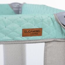 Манеж дитячий EL CAMINO ME 1096 ACTIVE Mint Gray Льон сіро-мятний