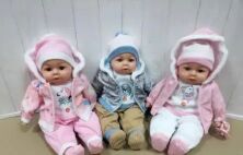 Музичний м'яконабивний ПУПС пупсик 44см LIMO TOY M 4414 I UA на українській мові (вірші, пісні) / 5 видів