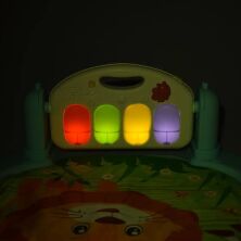Розвиваючий килимок для немовляти LIMO TOY M 5472 ABC Дуга з підвісками / музика та світло + MP3 та мікрофон /3 види
