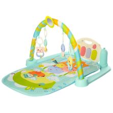 Розвиваючий килимок для немовляти LIMO TOY M 5472 ABC Дуга з підвісками / музика та світло + MP3 та мікрофон /3 види