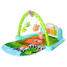 Розвиваючий килимок для немовляти LIMO TOY M 5472 ABC Дуга з підвісками / музика та світло + MP3 та мікрофон /3 види