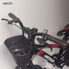Дитячий велосипед 20 дюймів HAMMER HM-230 з кошиком і тримачем для пляшки/з дисковим гальмом/чорним
