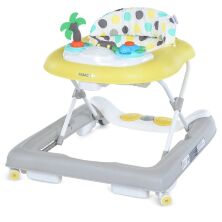 Дитячі ходунки EL CAMINO ME 1103 PARADISE Yellow  з музичною ігровою панеллю / жовті