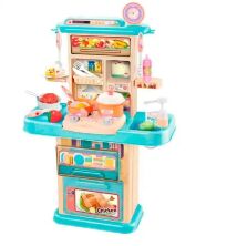 Дитяча кухня 70T-4 посудомийка, пара, вода, світлові ефекти Блакитна