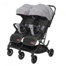 Прогулянкова коляска для двійні CARRELLO Presto Duo CRL-5506 Oxford Blue + дощовик синя