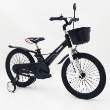 Велосипед дитячий двоколісний 1850D-HAMMER HUNTER колеса 18 дюймів чорний магнієва рама