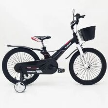 Велосипед дитячий двоколісний 1850D-HAMMER HUNTER колеса 18 дюймів чорний магнієва рама