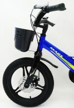 Дитячий двоколісний велосипед MARS-2 Evolution колеса 16 дюймів магнезиевая рама синій