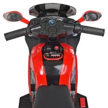 Дитячий електромобіль мотоцикл трицикл Bambi Racer M 4189AL-3 на надувних колесах / червоний **