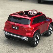 Дитячий двомісний ліцензійний електромобіль Джип M 4559EBLRS-3 Mercedes на EVA колесах / червоний фарбований